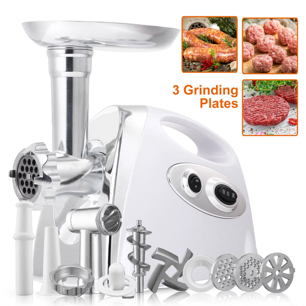 Title 2, SUGIFT 1200W Electric Meat Grinder with Sausage...