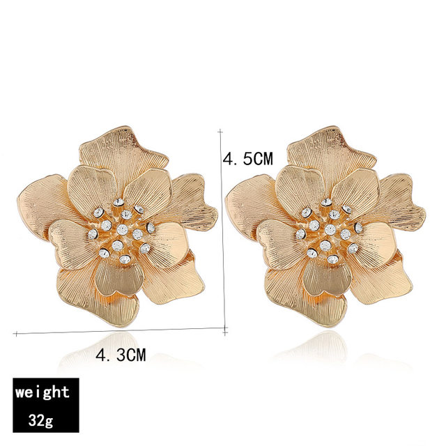 New fashion leaf 2024 hair accessories European and American trend metal inlaid brick