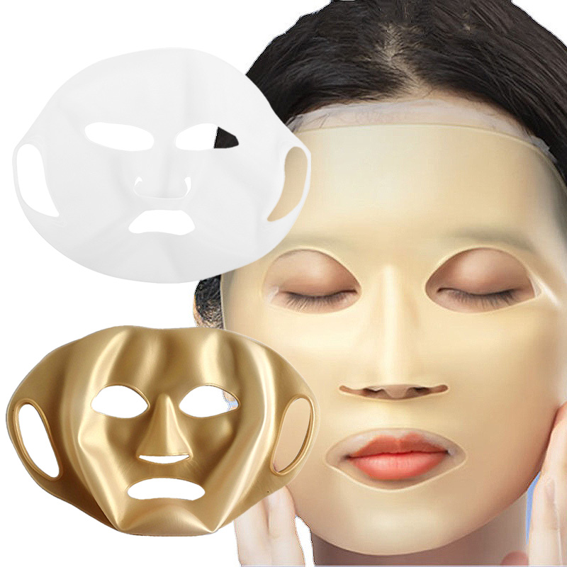 Best of Reusable Ear Hanging Mask Cover 3D Anti Drop Moisturizing Stretchable Fixed Silicone Facial Mask 8 Colors Facial Mask Fixing Aid Reviews & Tips