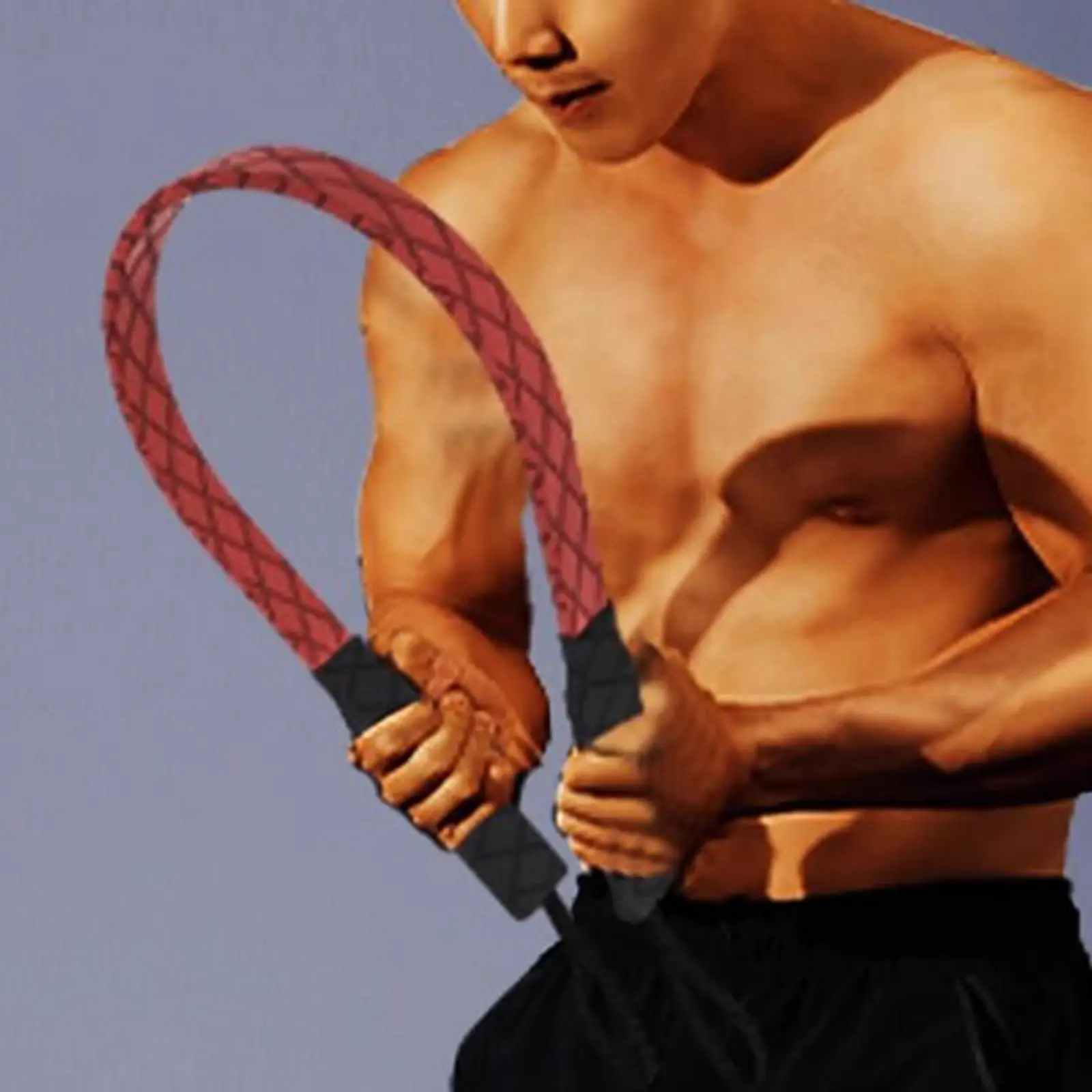 Spring Power Twister Bar Forearm Strengthener Workout Home Gym Upper Body Exerciser Fitness Training 