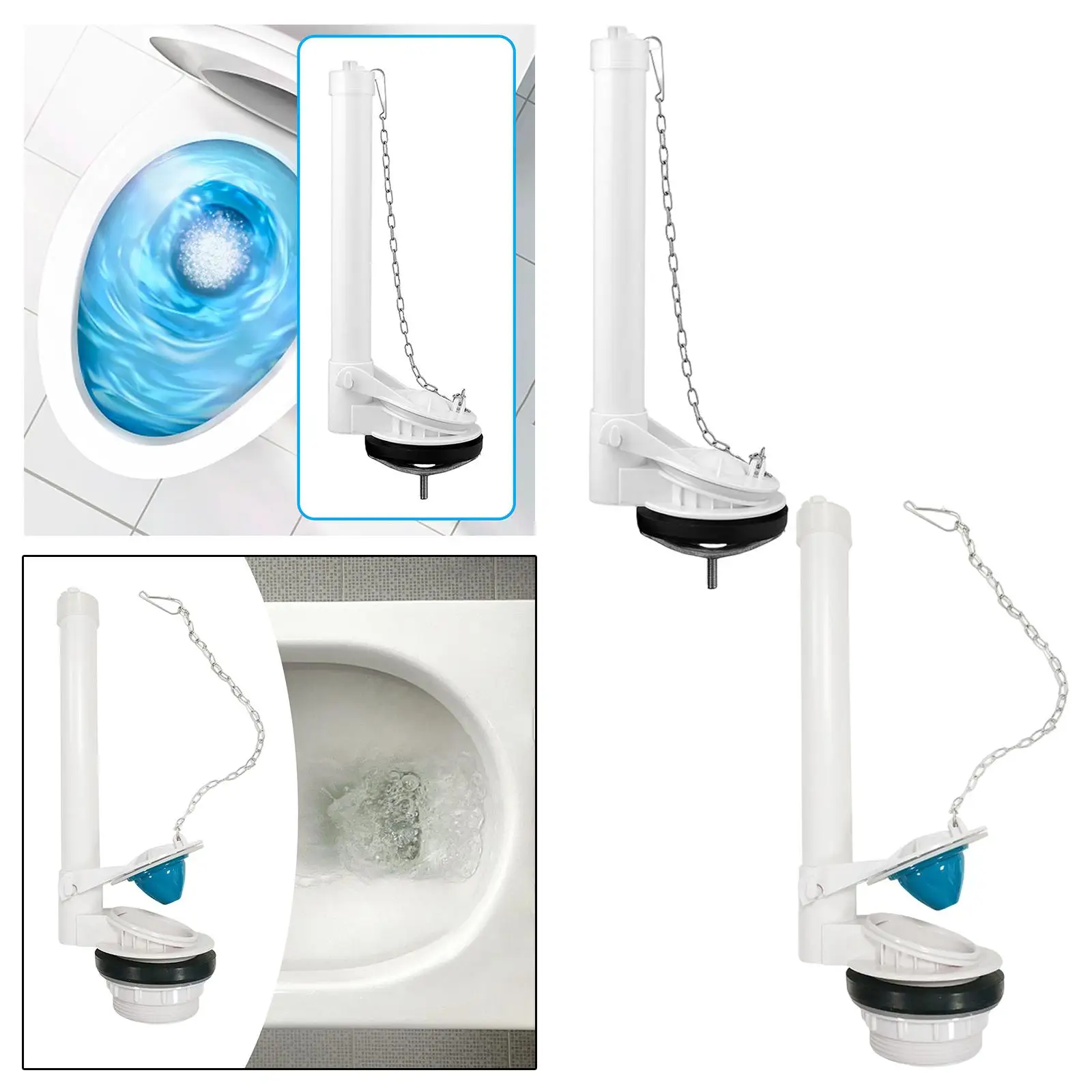 Toilet Flush Repair Toilet Drain with, Chain