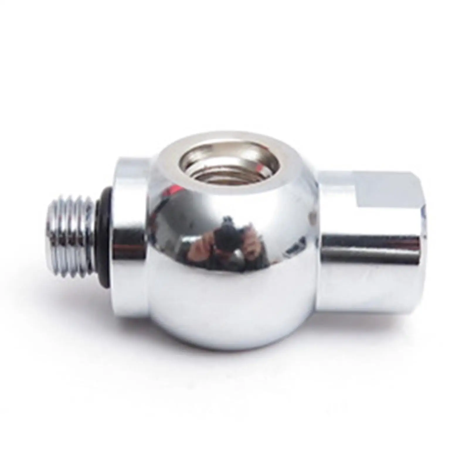 Scuba Diving Regulator Adapter 1ST Stage Connector Low Pressure Hose Adapter 3/8-24 3 Ways for Regulator Pipe Accessory