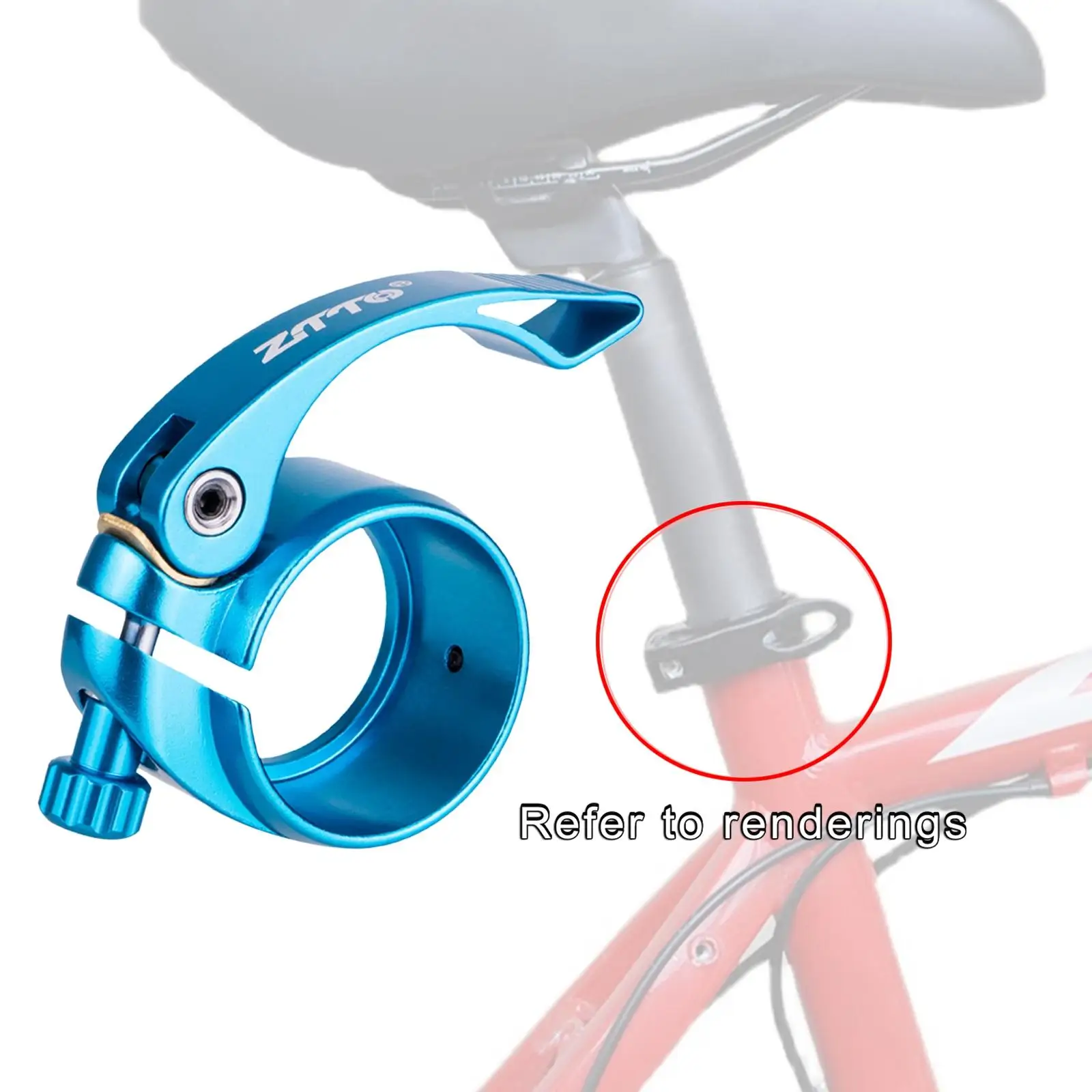 Quick Release Bicycle Seatpost Clamp Accessories Aluminum Alloy Seat Clamp
