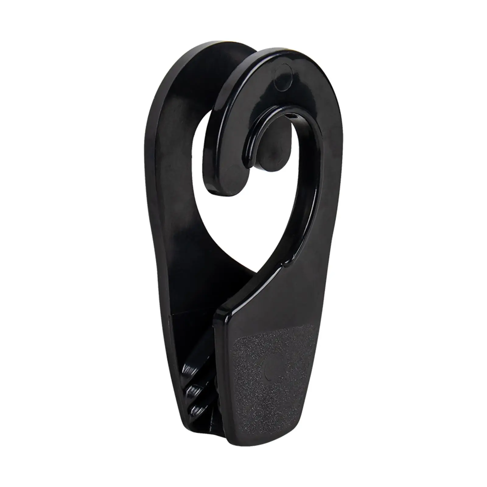 Rail Mount Boat Fender Hanger Hook Durable Lightweight Easily Adjust Fender in Height Multipurpose Black Color Accessories