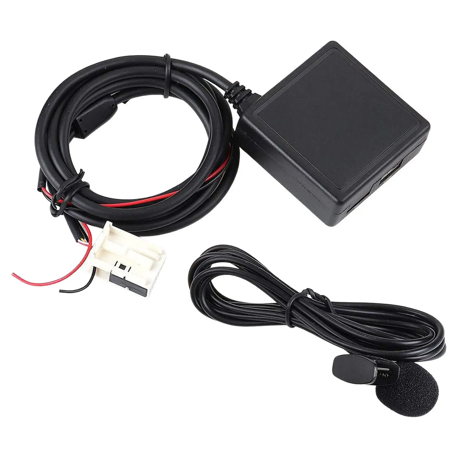 Car Audio Adapter Cable with Microphone Module for E90 E91 E92 E66