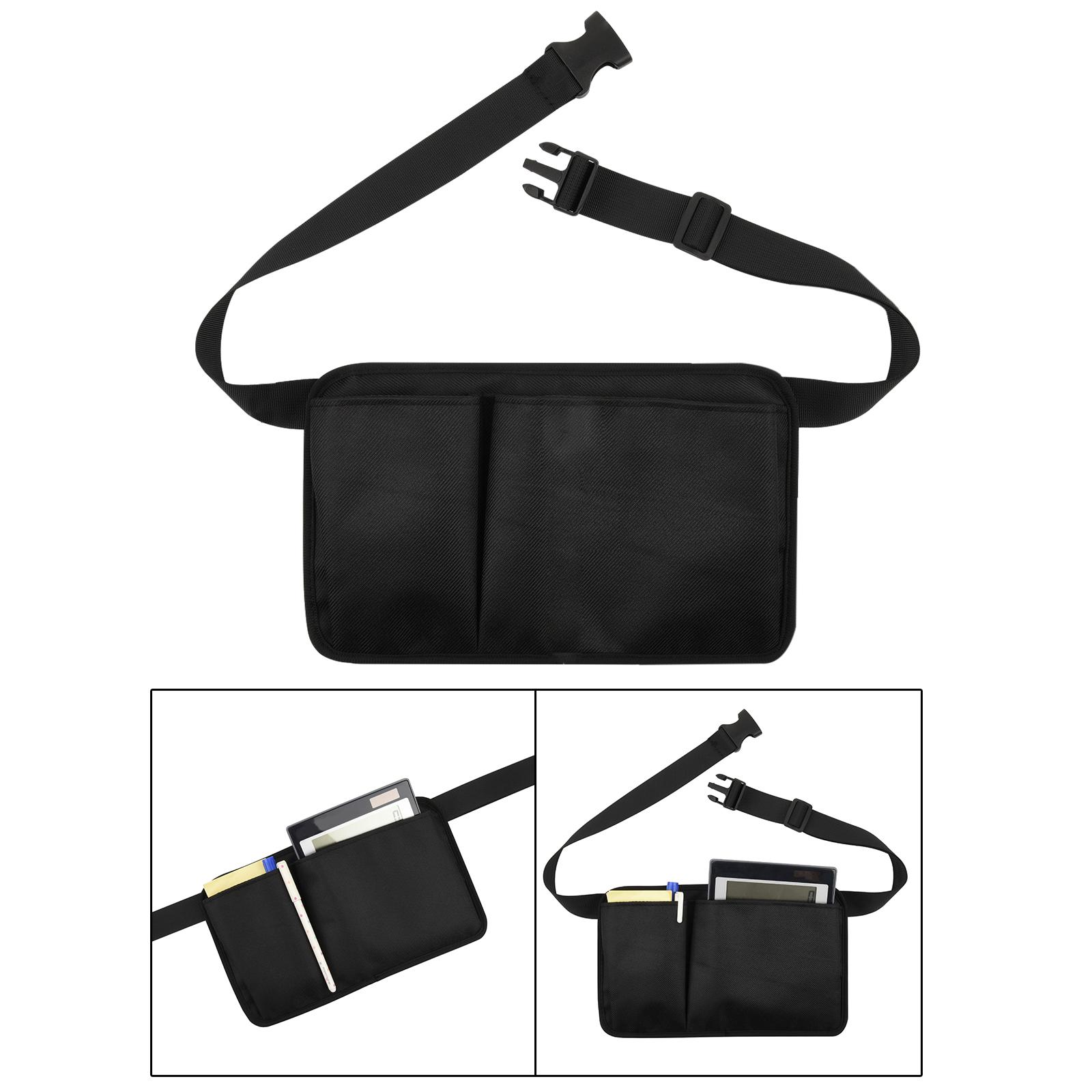 Server Bag Multi Pockets for Waiter Waitress Check Holder Pencil Holder Reusable Server Pouch Waiter Waist Pouch Bag Money Pouch