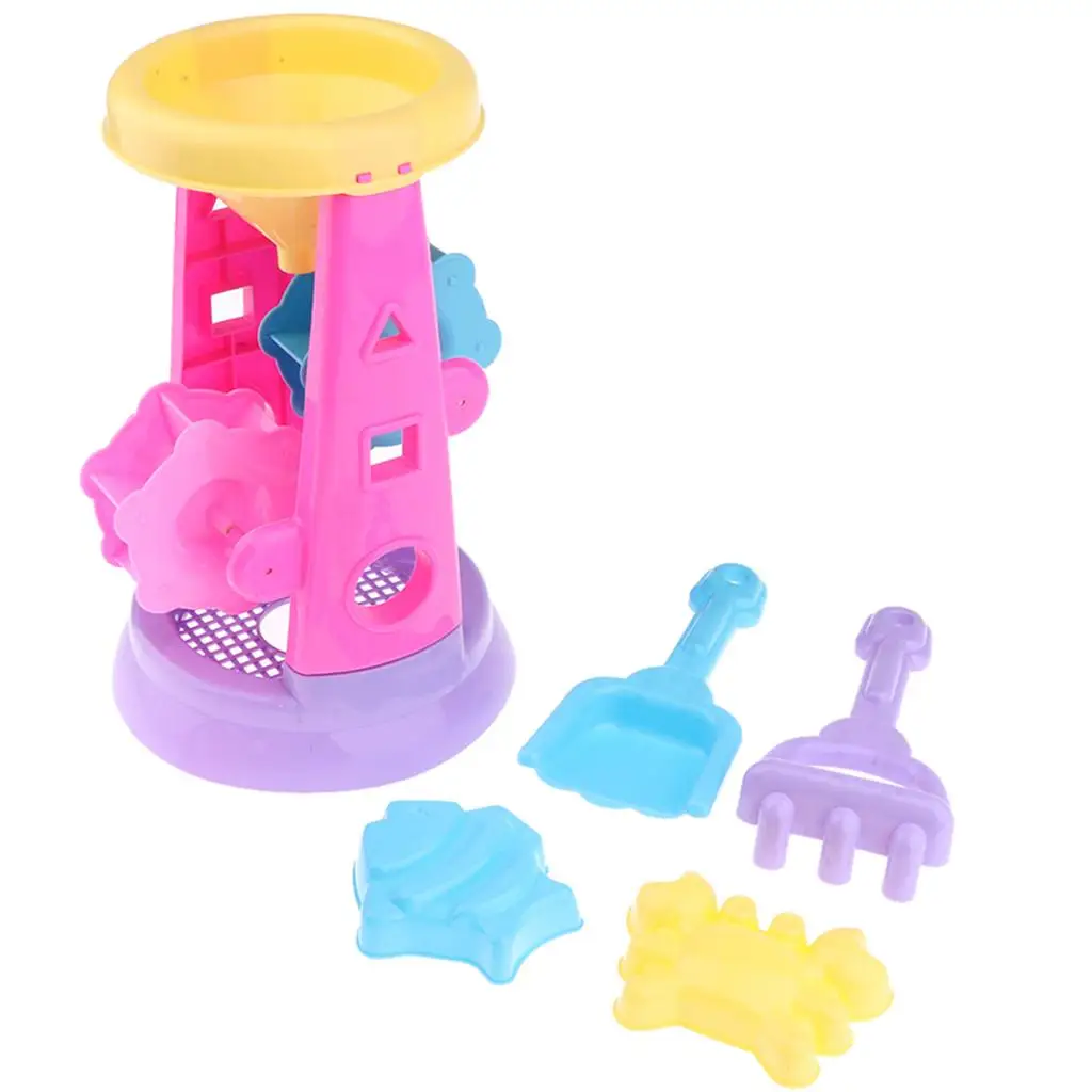 Double Sandwheel Beach  Toy Set for Children with Shovel And