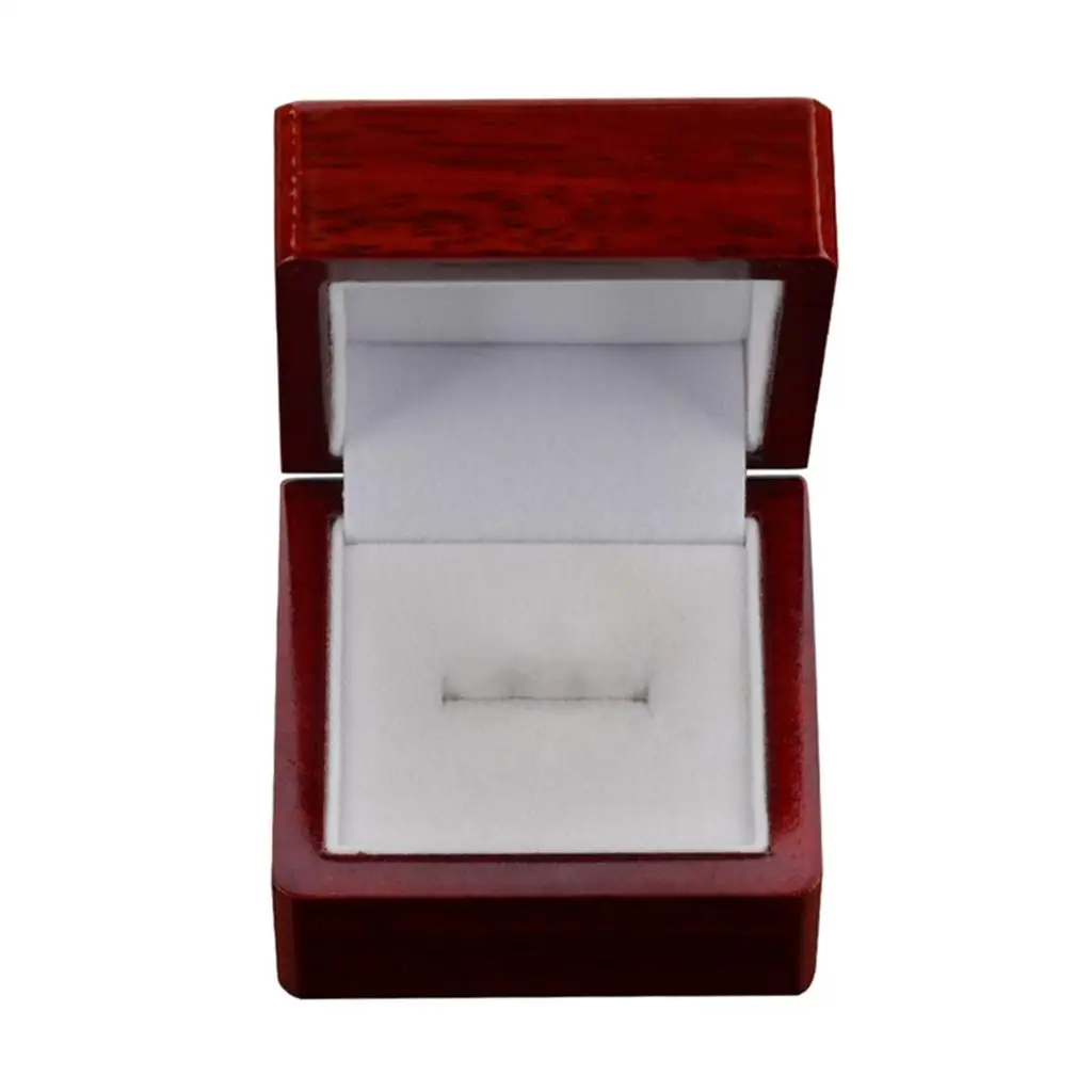 Rosewood Gift Box Jewelry Display Wooden , 1.8x1.8x2.6inch