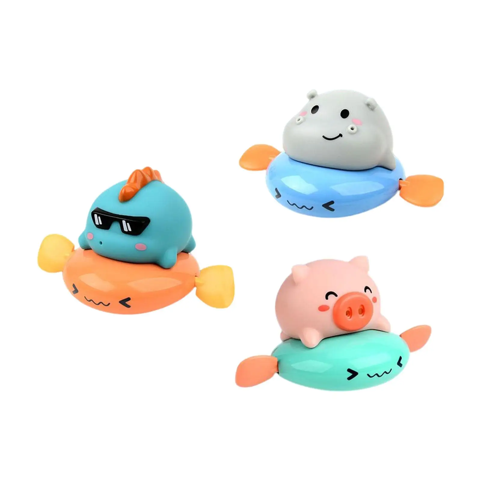 3Pcs Kids Bath Water Toy Playset Bathtub Water Toys for Preschool Kids Children Boys