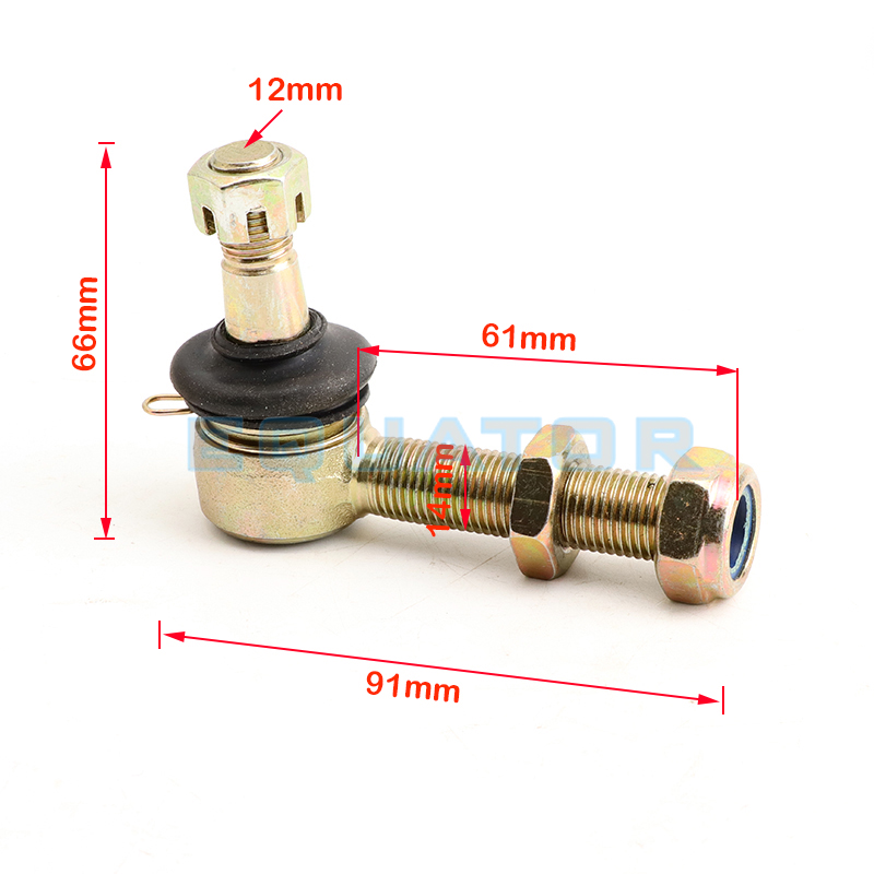 Neue M10 M12-M14 60mm Einstellbare Konische Kugelgelenk Kit Fit Für Chinesische China 50cc 49cc 110cc Elektrische ATV UTV Buggy Quad Bike – Detail 6