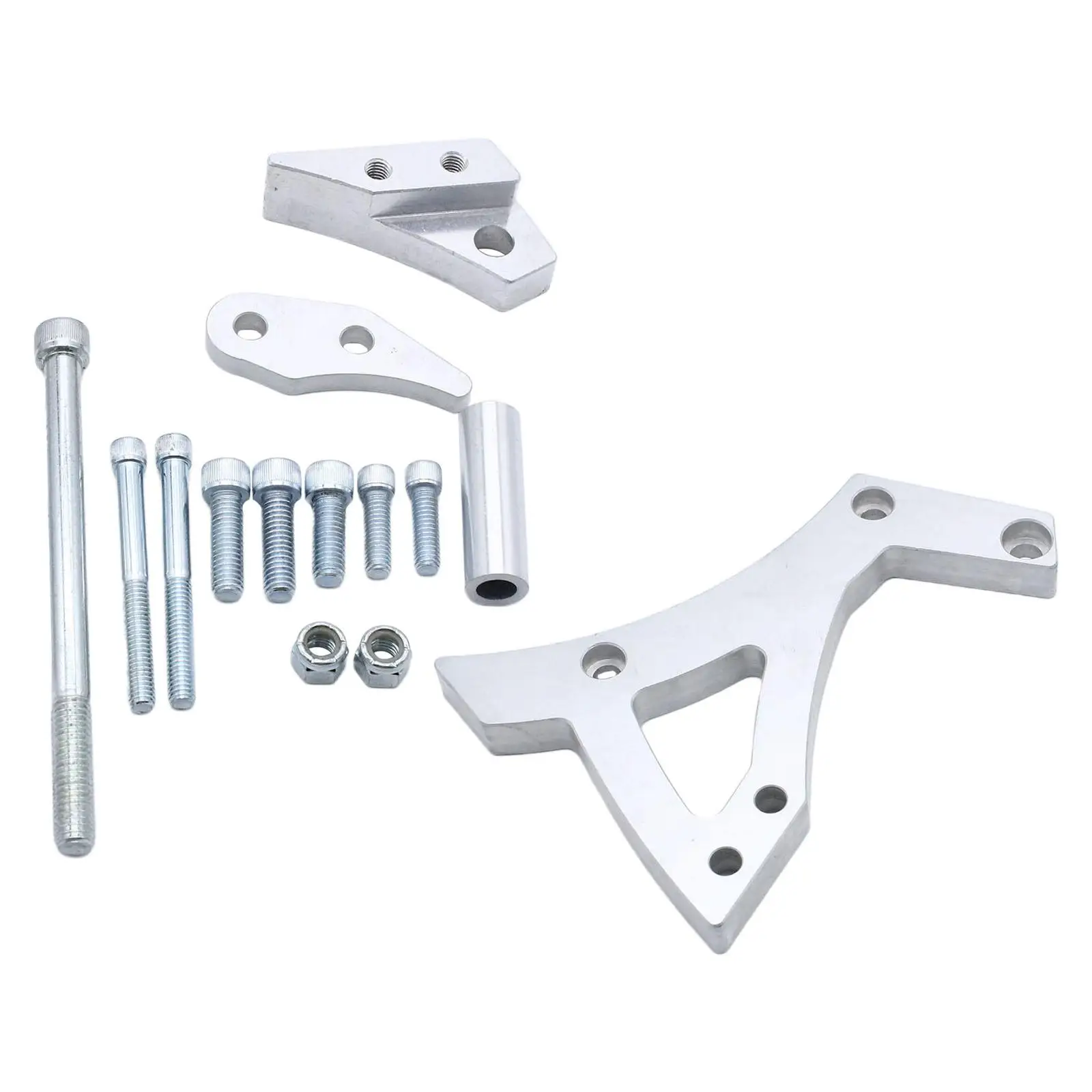 Alternator Bracket Mounting Kit, Accessories Aluminum Alloy /Side Mid Billet Engine Mount,  351C V8