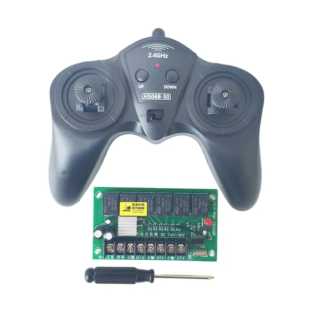 6-Channel High Power   RC Remote Controller Receiving Module Parts, 7.4V-30V, DIY RC Toys Accs