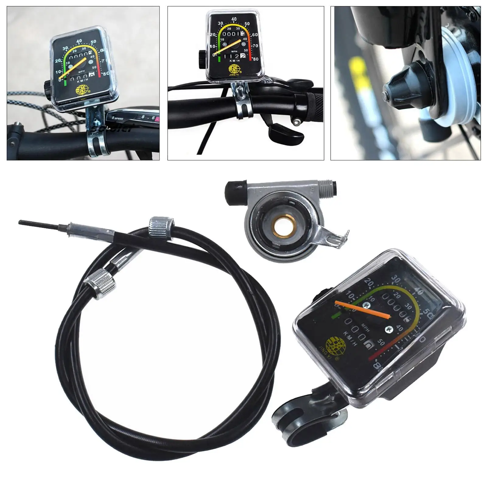Mechanical  Computer Speedometer Counter  Stopwatch Accessories