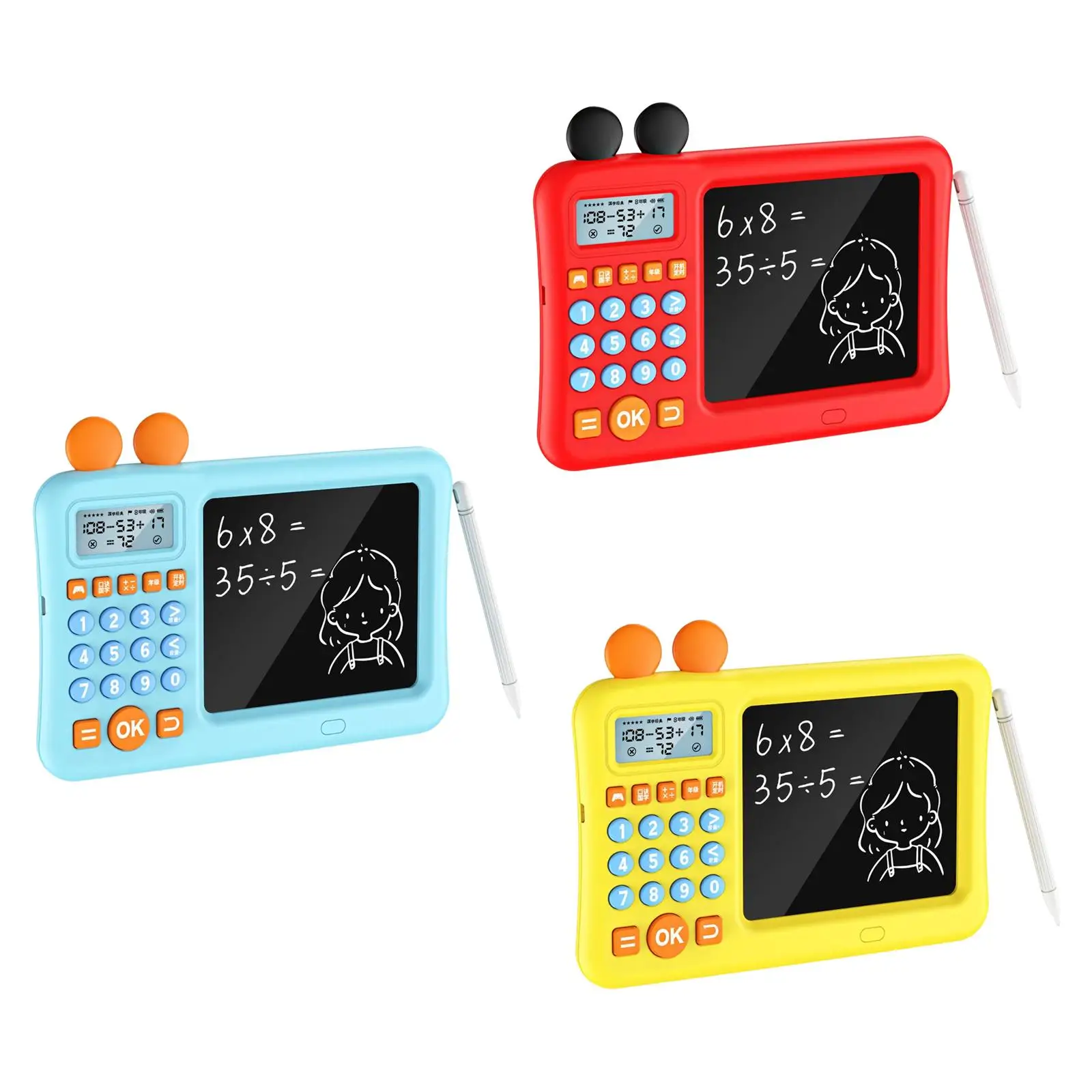 Maths Teaching Calculator Early Math Educational Toy for Students Toddler
