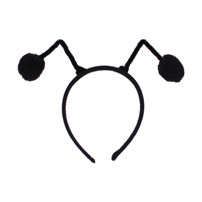 Bee Antenne Form Stirnband Frau Studenten Cosplay Cartoon Haarband Bee Antenne Stirnbänder Plüsch Kinder Tag Haar Hoop DXAA – Detail 5