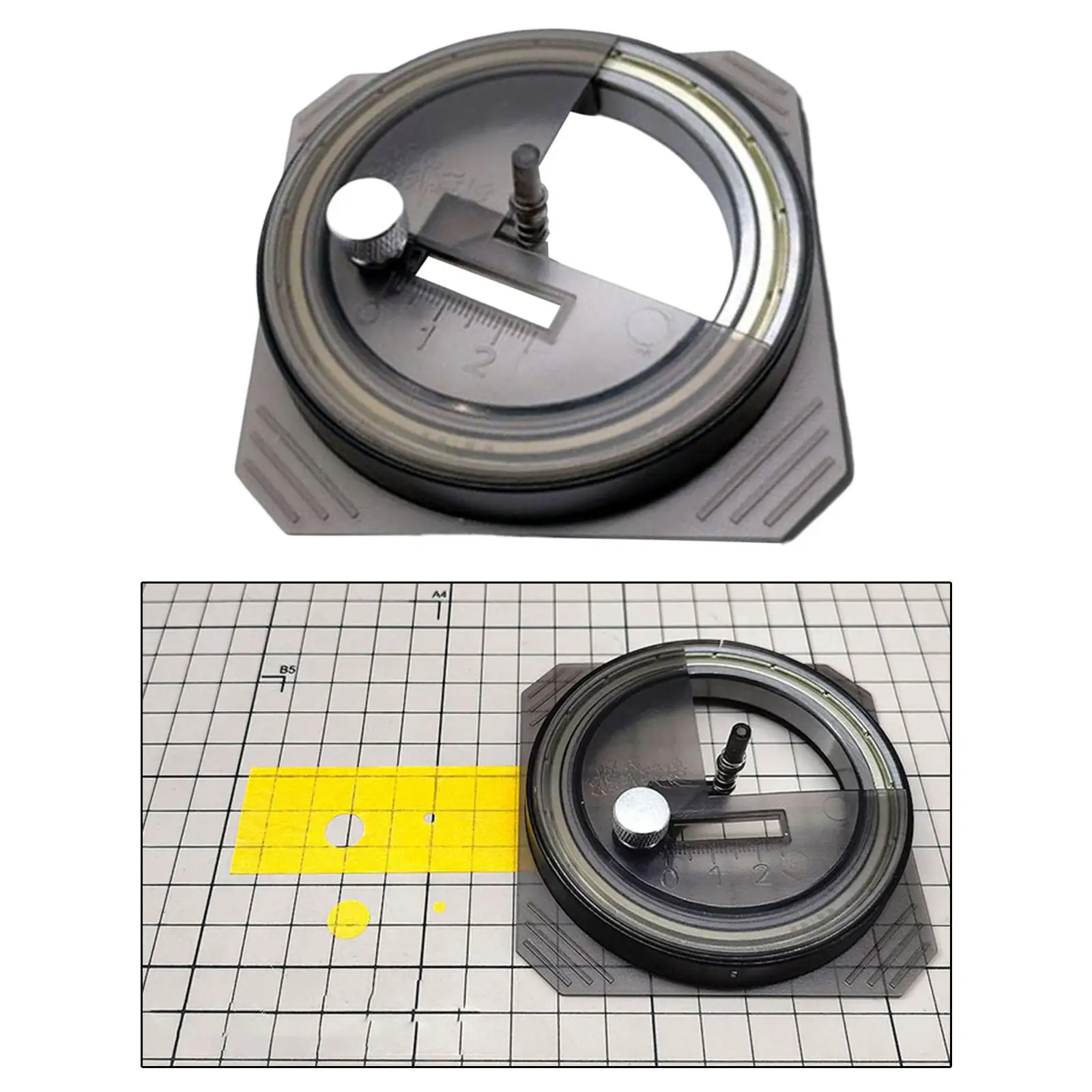 MS-075  Adjustment Circular Cutter Precision  Round Stickers Professional Beginner Tool  Making