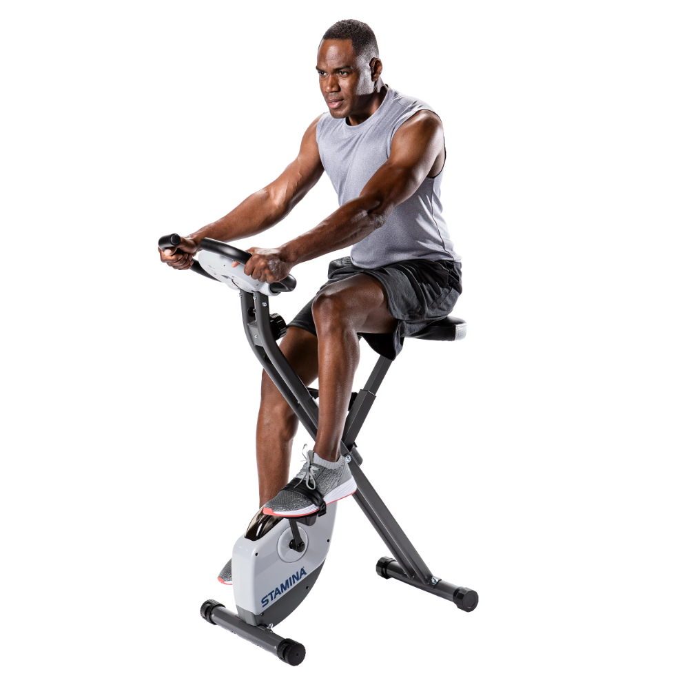 Title 2, Cyclette cardio Stamina 2023 con sensori di fre...