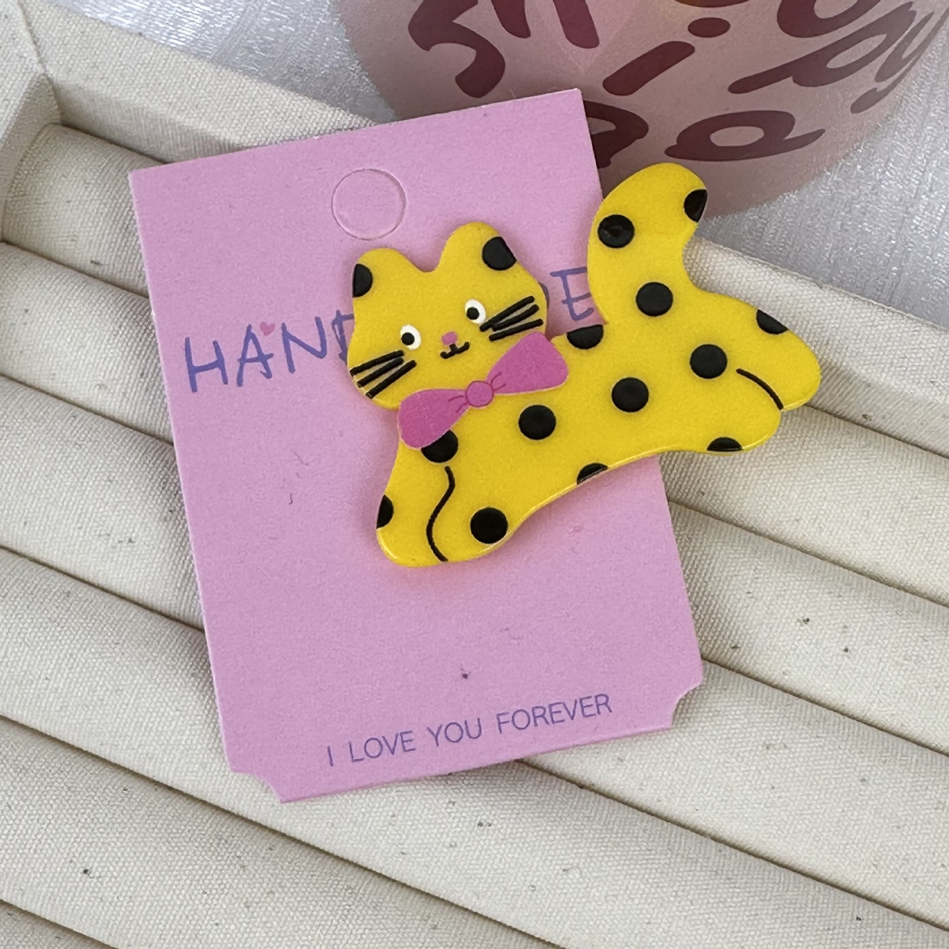 Welpen-Haarspange 2023 Neue Kätzchen-nette lustige Haarnadel-Cartoon-Tierseite gebrochenes Haar Entenschnabel-Clip-Haar-Zubehör_voghion.com