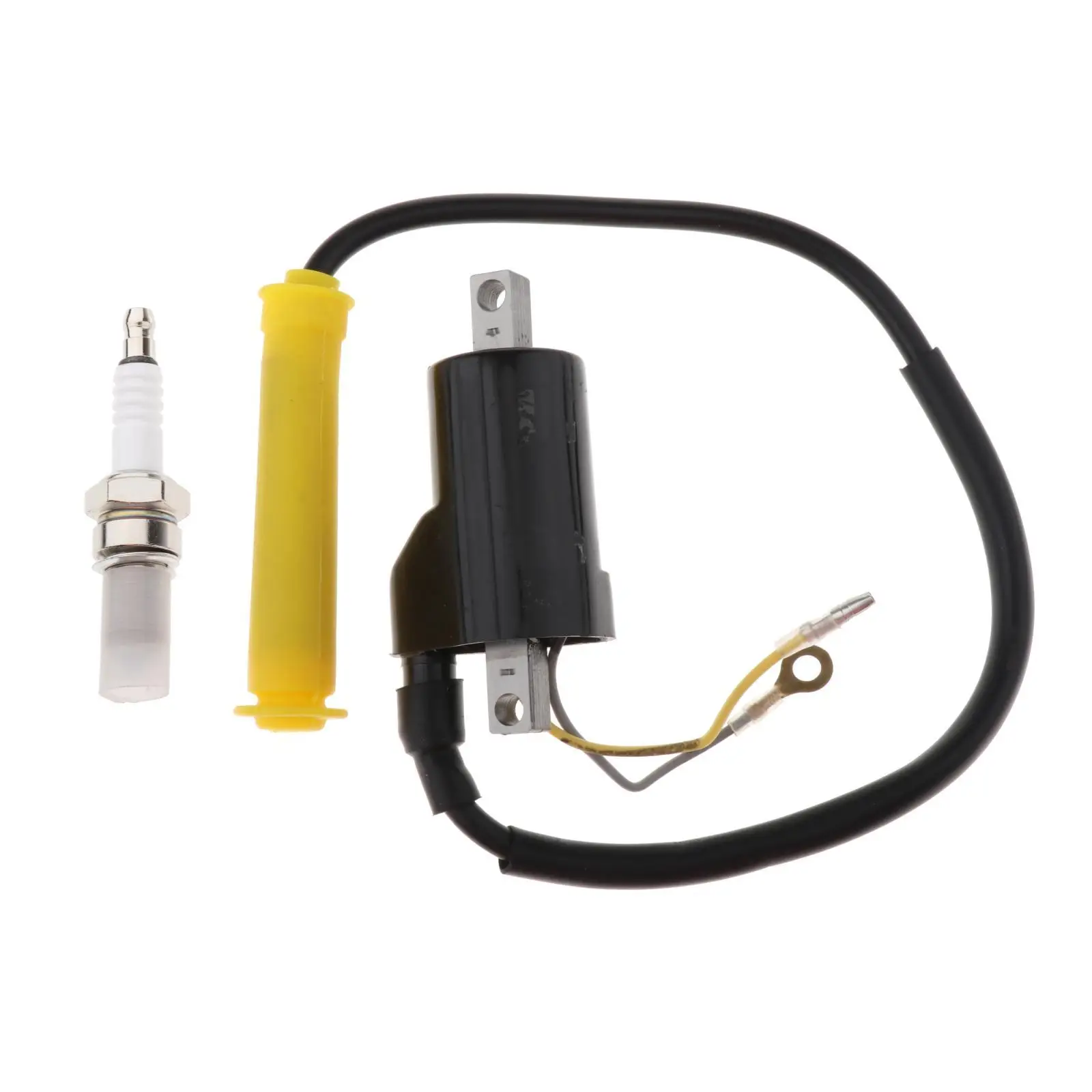 ATV UTV Ignition Coil W/ Spark Plug, Black For Honda  400 TRX400EX XR400R Replaces 30500-HN1-003