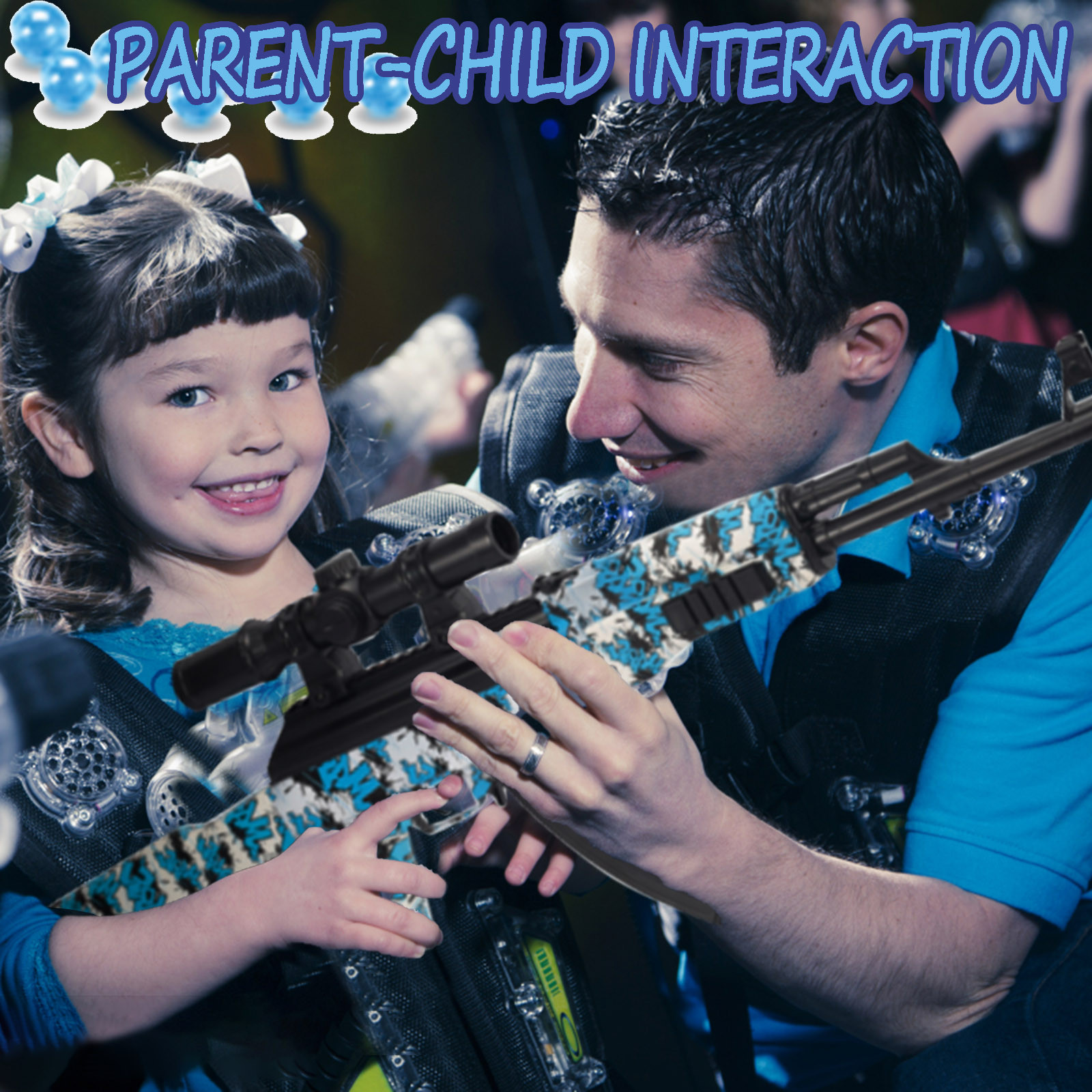 Ak47 Manual &Amp; Electric 2-In-1 Gel Ball Blaster Toy Eco-Friendly Splatter Automatic Water Beads Shooting Game Gun For Kids