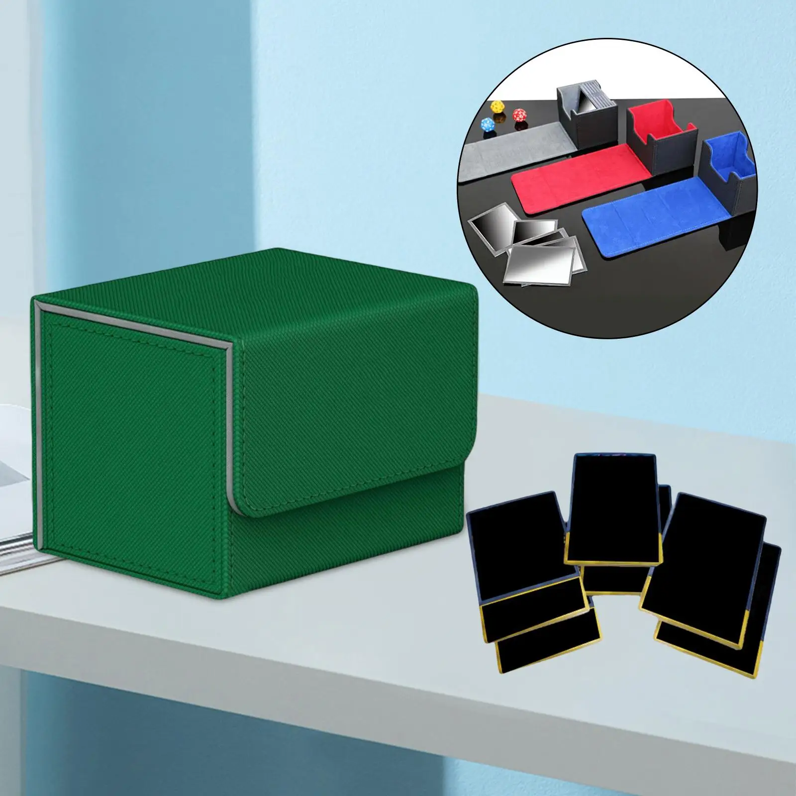 Premium Trading Card Deck Box Organizer Holder Storage Case Gathering Card Toy Standard Game Card for Cards