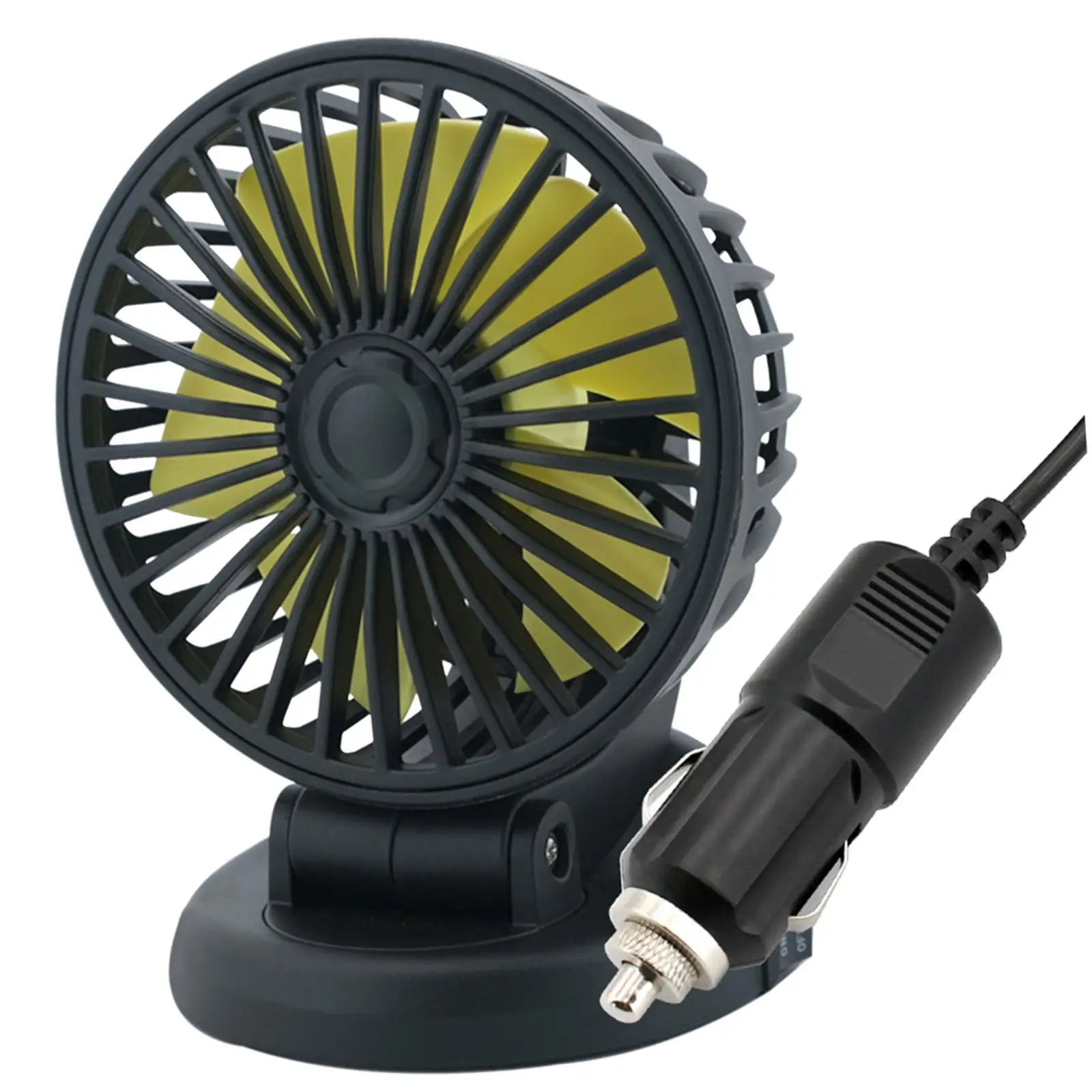car fans Multifunction 360 Rotation Cooler Fans for Dashboard Truck Auto