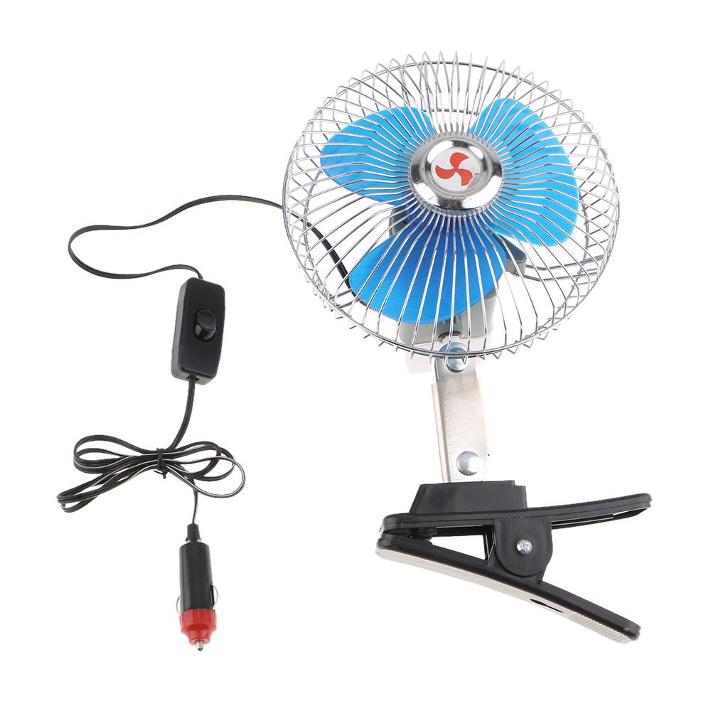 12V Dashboard Oscillating Vehicle Car Van Truck Home  Fan