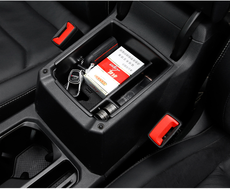 Auto-Armlehnen-Mittelkonsolen-Aufbewahrungsbox, Handschuhfach-Organizer für Volkswagen VW Tiguan MK2 2017-2021 2022 2023 2024 Zubehör – Detail 11