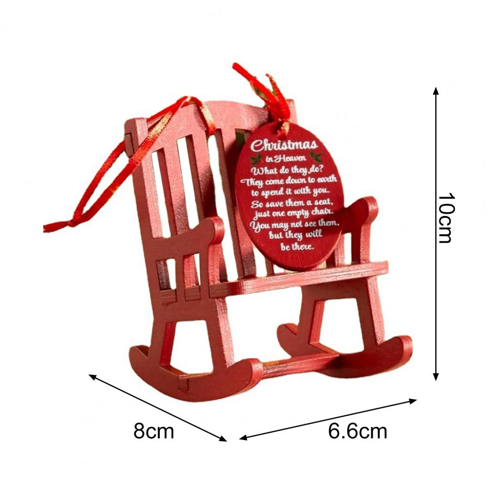 Высококачественное кресло-качалка модель милое кресло-качалка  привлекательное яркое Рождественское украшение мини-кресло-качалка |  AliExpress