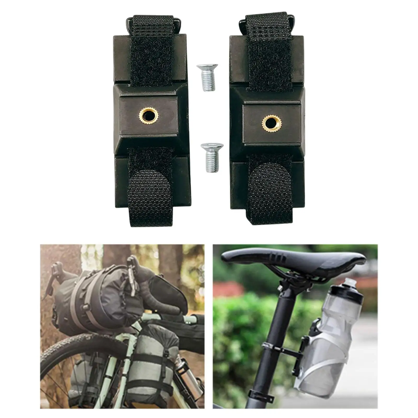 Bike Water Bottle Cage Holder Adapter Cup Frame Clamp Cycle Mounting Base for Gravel Replacement Road Bike Seat Tube Motorcycle