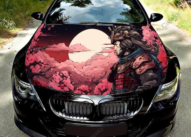 Sunny Mountain Sunset sale Vinyl Hood Wrap Bonnet Decal Sticker Graphic Universal Fit