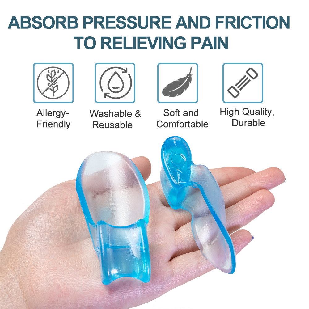 25Pairs Silikon Ausrichtung Fuß Schmerzen Relief Hallux Valgus Schiene Big Gel Toe Spacer Separatoren Pads Bunion Haarglätter Orthese – Detail 11