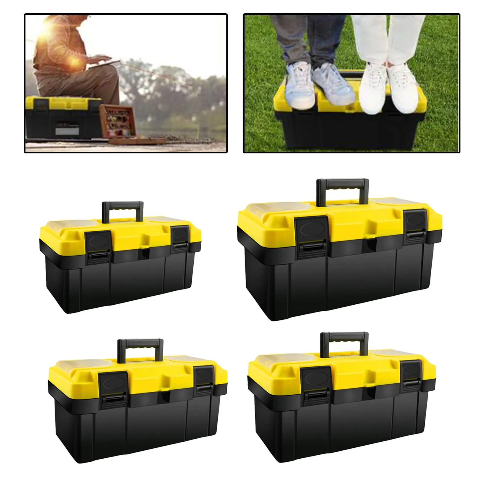 Multifunction Tool Box Organizer Mechanic Tools Case for Construction Workers