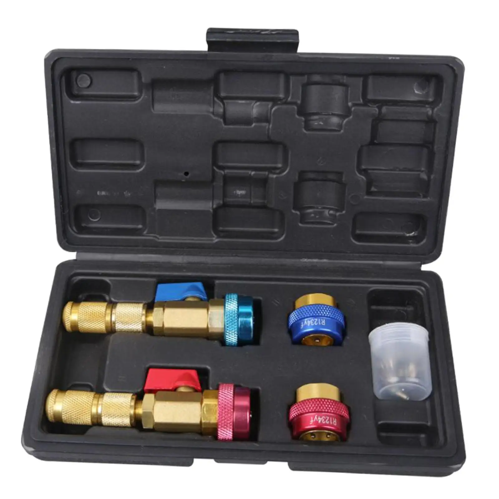 Automotive AC R134A R1234Yf Valve Core Remover and Installer Leakproof Tool Set Side Valve Tool Valve Core Couplers