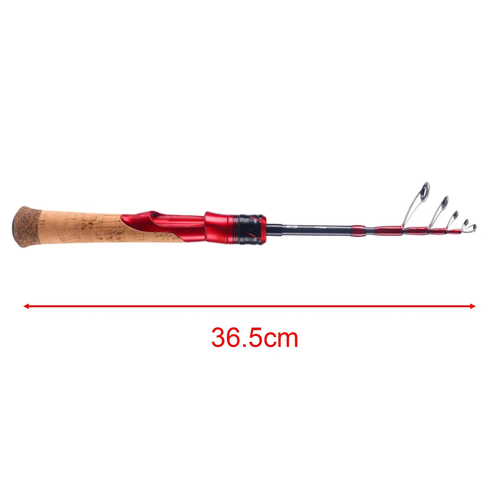 Telescopic Fishing Rod Durable Anti Slip Handle for Bass Ponds Fishing Gears