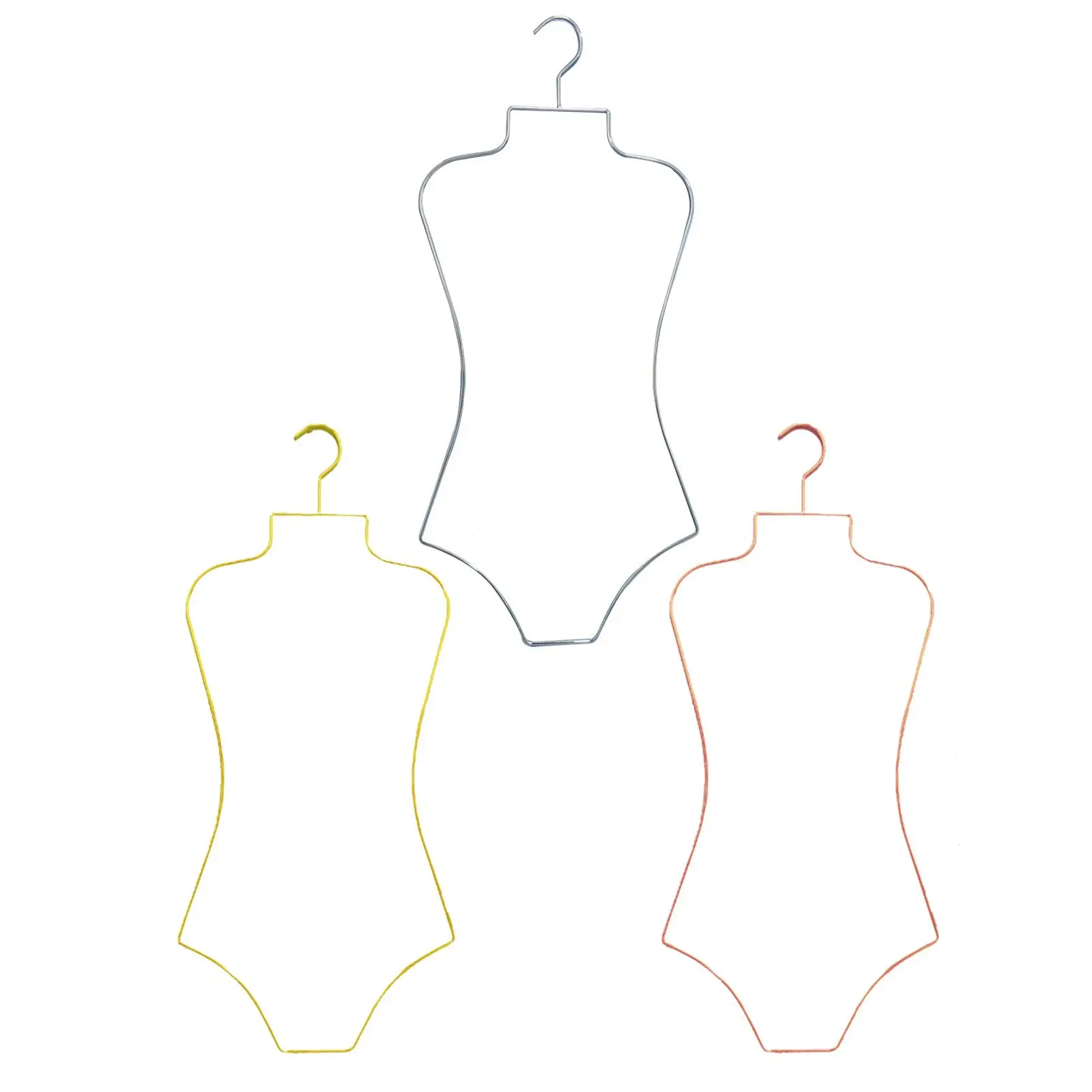 Lingerie Hangers Dress Holder Space Saving Hanging Bikini Hangers Swimsuit Hangers for Garden Dresses Belts Scarves Travel Robes