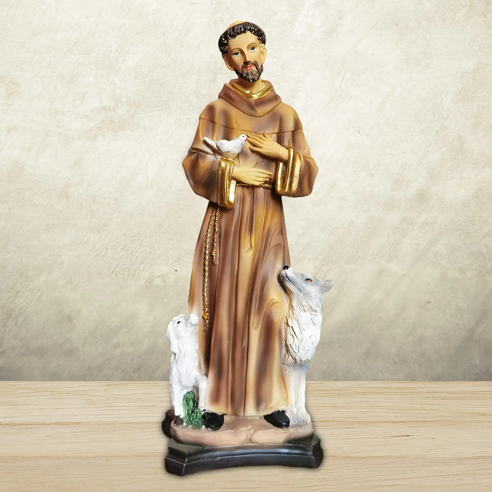 Religious Figurine Religious Figure Standing Statue for Home Garden Bedroom