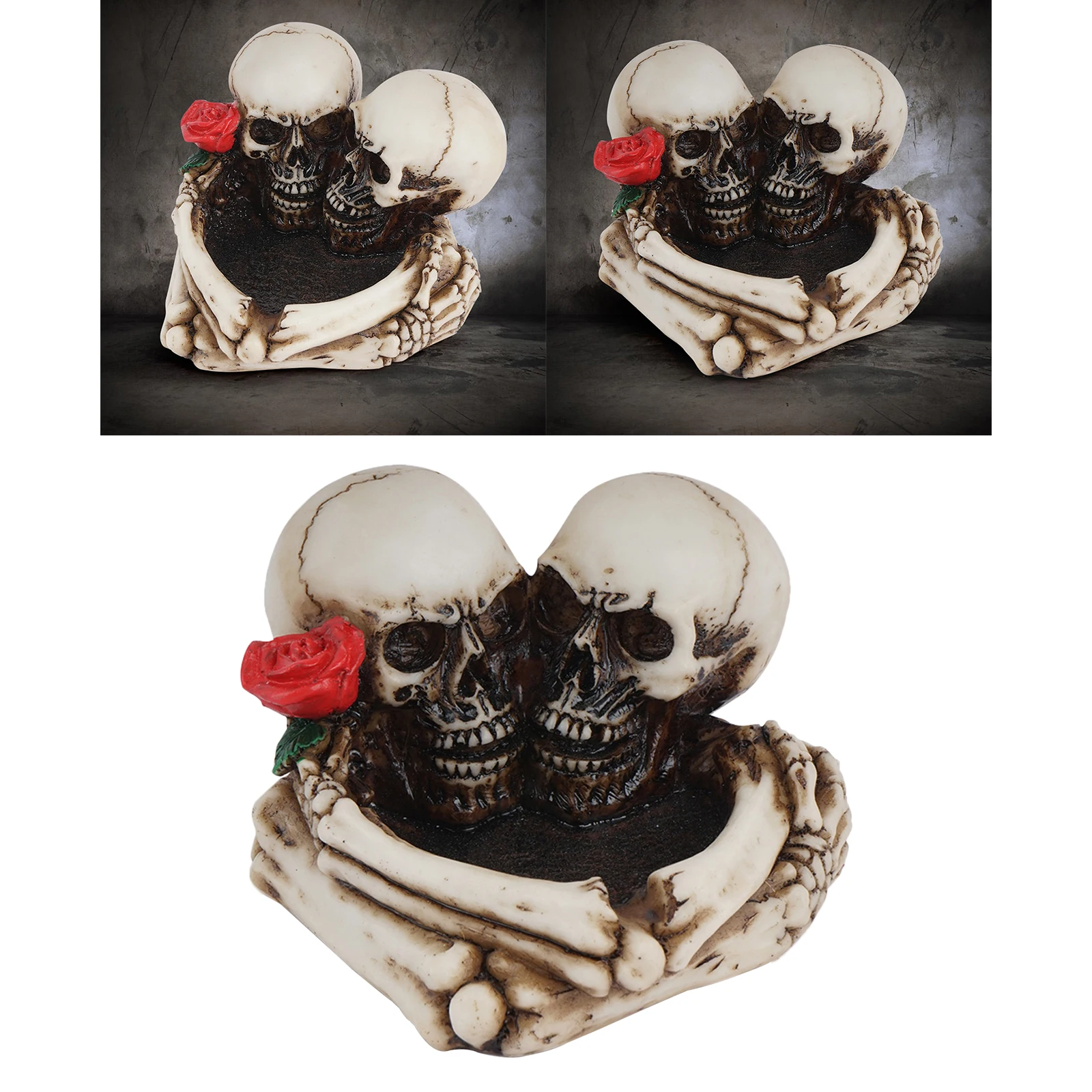 Scary Skull Lovers Novelty  Cigar Ashtray Ash Tray Decoration