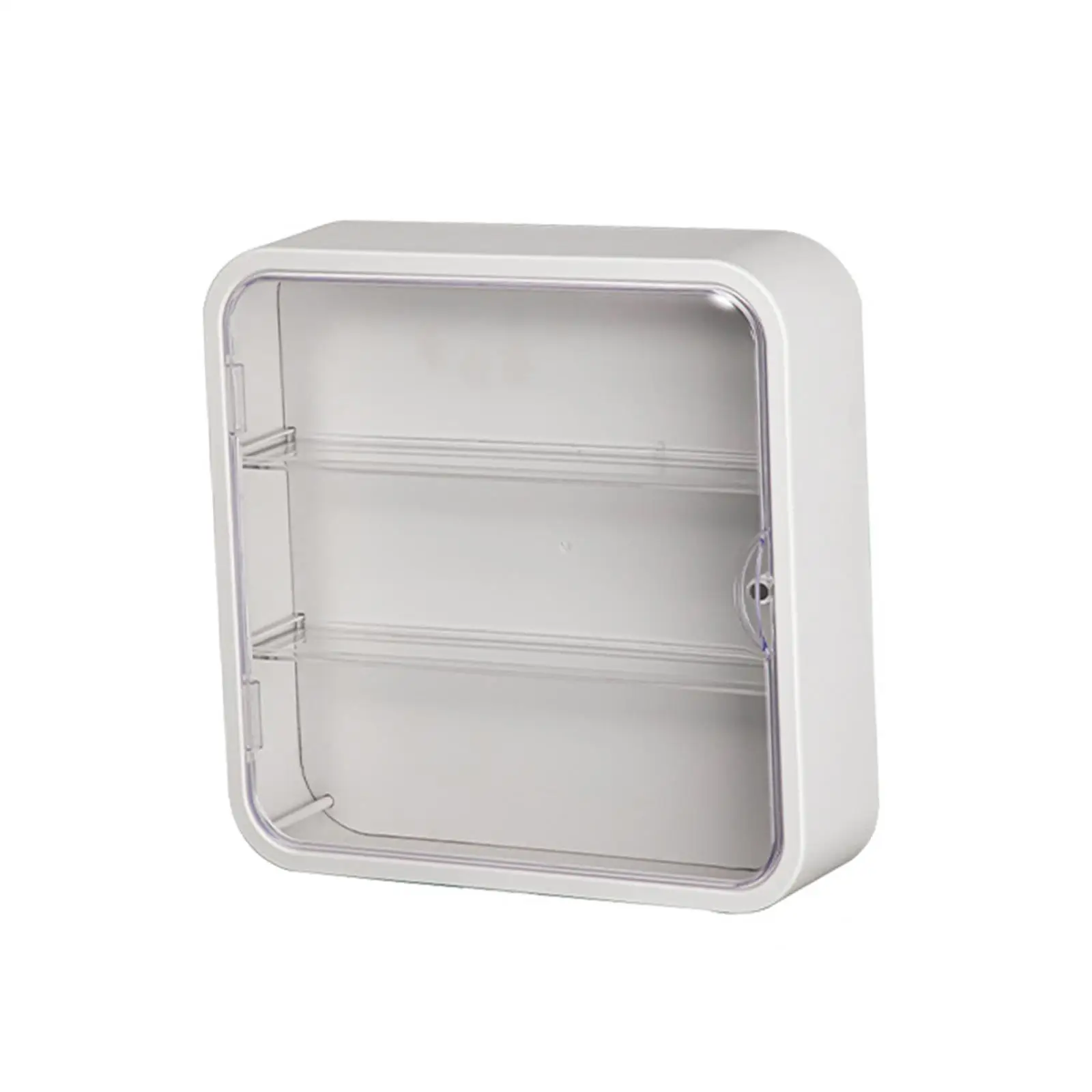 Wall Mounted Display Shelves Rack Clear Acrylic Display Case 3 Tier Storage Box Wall Mount Showcase for Mini Figure Toys Stones