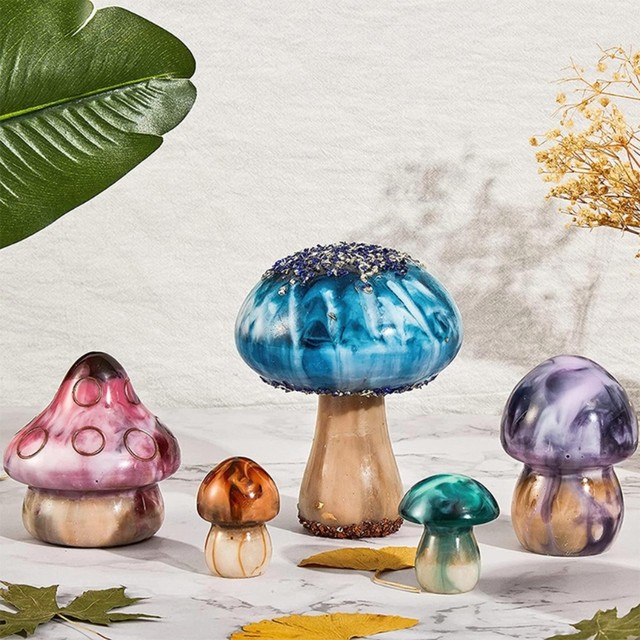 3D Mushroom Resin Molds Desktop Ornaments Mold Mushroom Shaped Epoxy Resin  Casting Mold for DIY Crafts Soap Home Decor - AliExpress