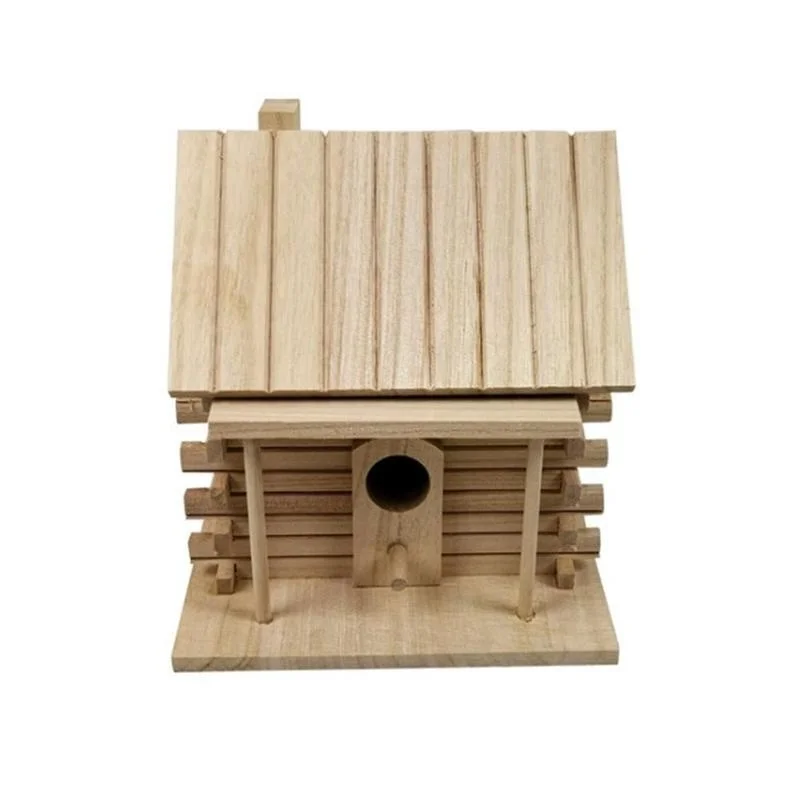 Title 2, NEW Wood Birds Nest Box New DIY Breeding Parrot...