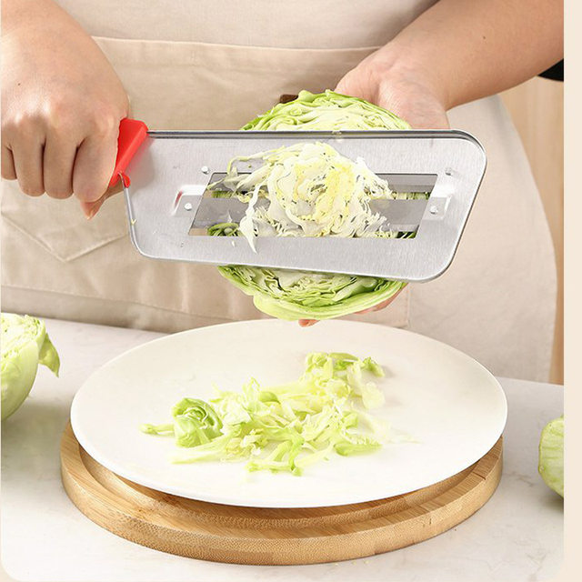 Stainless Steel Cabbage Slicer Shredder Vegetable Kitchen Solid Manual  Salad Cutter For Making Coleslaw Chinese Cabbage Planer - AliExpress