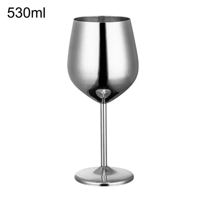 10oz 304 Stainless Steel Goblet Red Wine Cup With Lid Anti-broken Vacuum Insulated  Wine Glasses Stemware Drinkware Bar glass - AliExpress