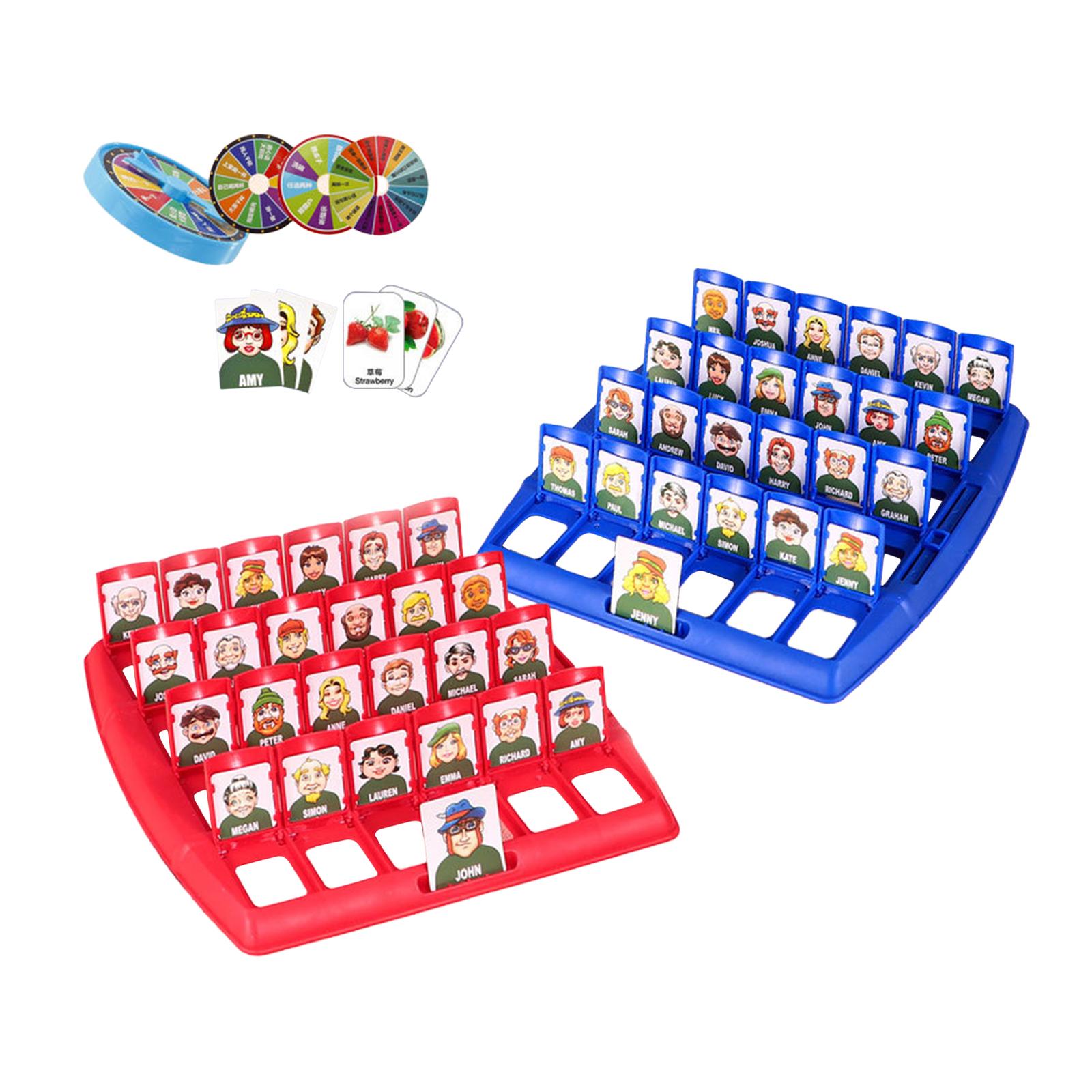 Guessing Who Game Fun Educational Board Game for Party Prop Family Game Boys