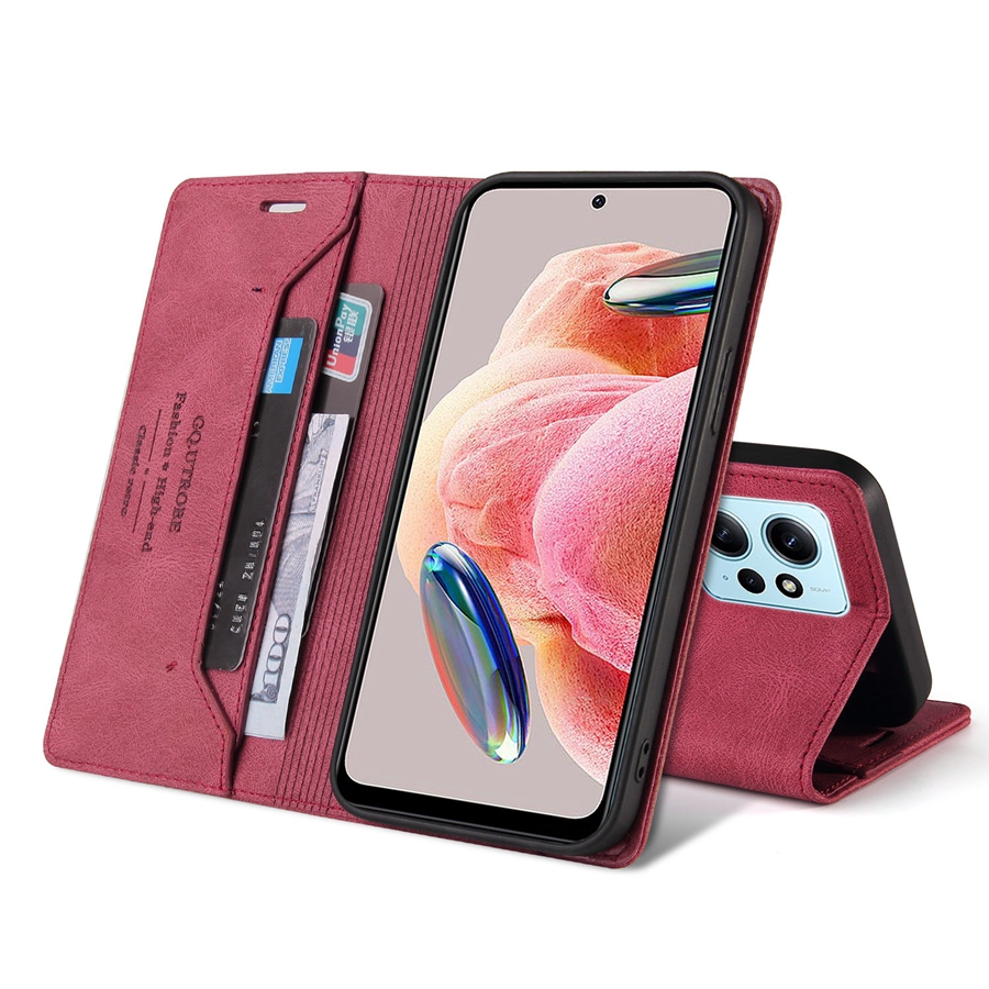 Brieftasche Anti Diebstahl Pinsel Magnetische Flip Karte Stand Leder Fall Für Xiaomi Redmi 14C 13C 12C 10C Hinweis 14 Pro + 13 12 12S 11S 11 Pro – Detail 11