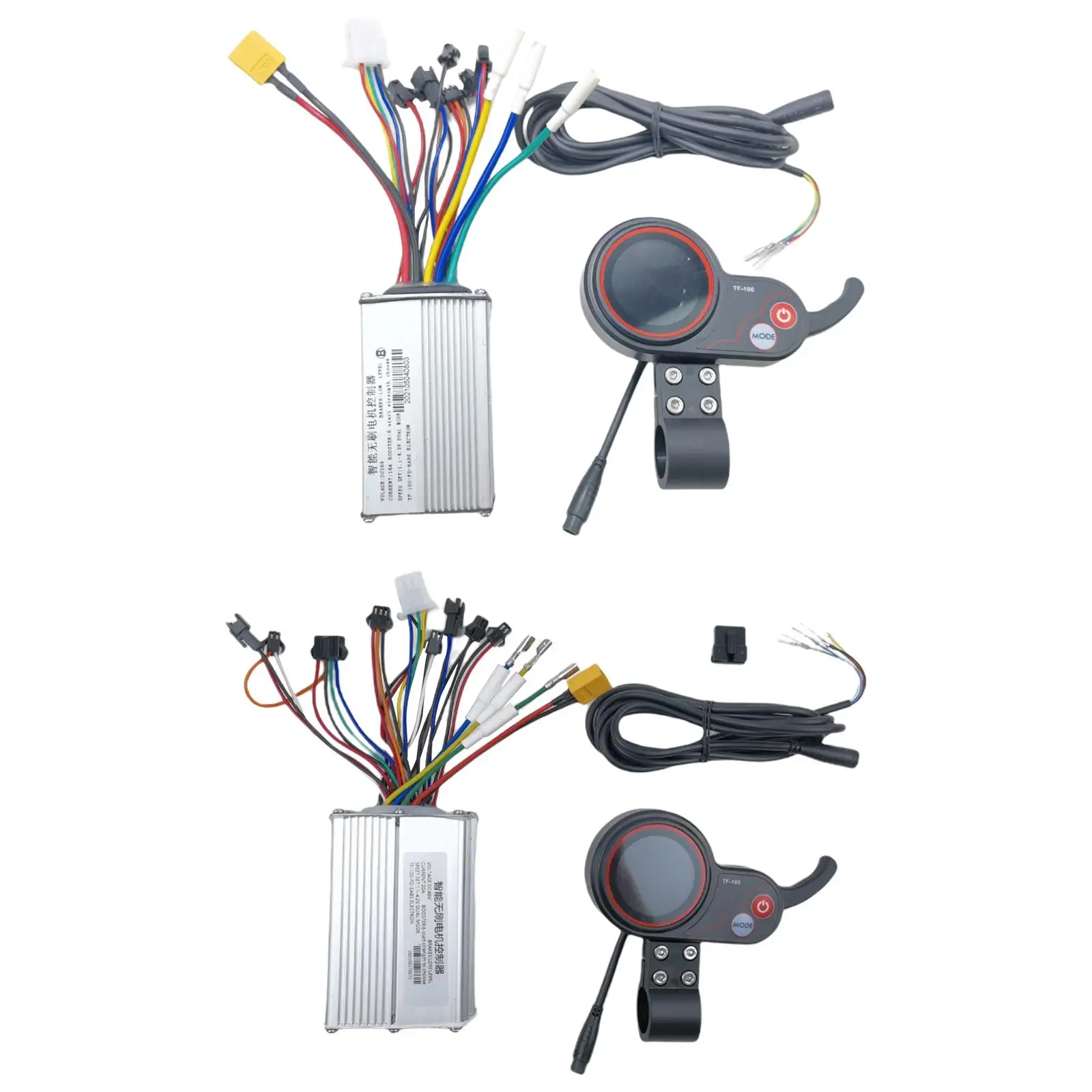 Motor Brushless Controller, Waterproof LCD Display Panel and Ebike Scooter Brushless Motor Speed Controller Kit