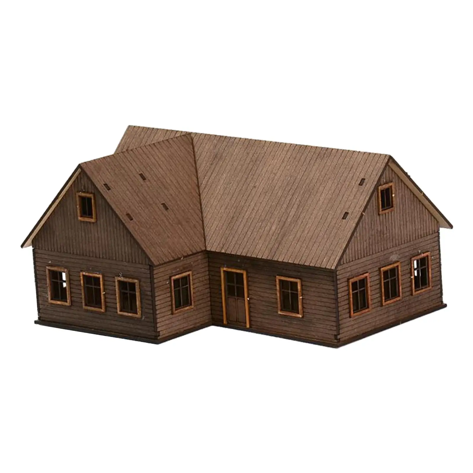 1/72 European Building Model Collection Ornaments 3D Puzzles Scenery Supplies for Diorama Model Railway Sand Table Layout