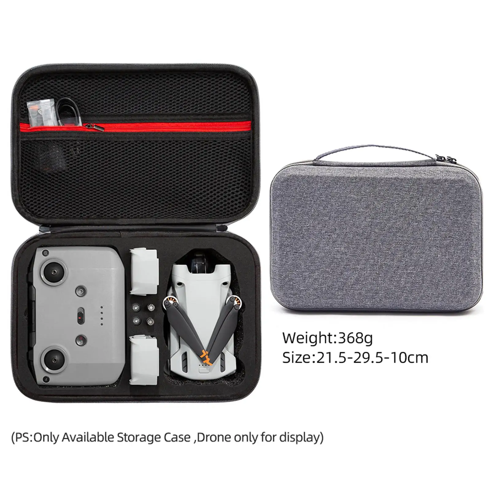 Drone Carrying Case Protective Storage Case Remote Control Bag Wear Resistant Storage Bag for DJI Mini 3 Pro Drone Accessories
