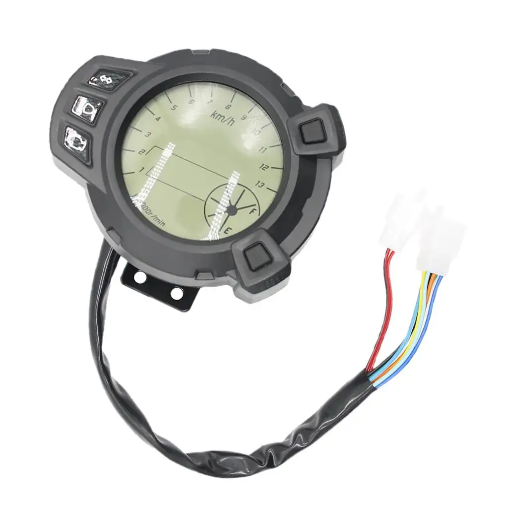 1 Piece Motorcycle Speedometer Odometer Waterproof, Shockproof for DC