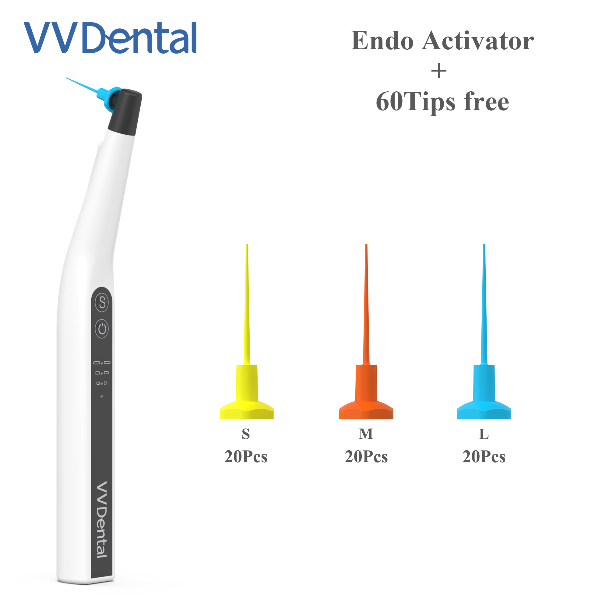 Best of VV Dental Root Canal Sonic Irrigator Activator With LED Light 60 PCS Endo Tips Endodontic Cleaning Kit New Dentistry Instrument Reviews & Tips